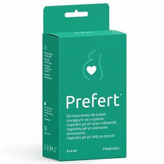 PreFert Vaginal Gel, dopochwowy żel nawilżający wspomagający zajście w ciążę, 8 x 4 ml - zdjęcie produktu