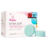 Beppy Tampons Dry, tampony gąbkowe bez sznureczków, 8 sztuk - miniaturka zdjęcia produktu