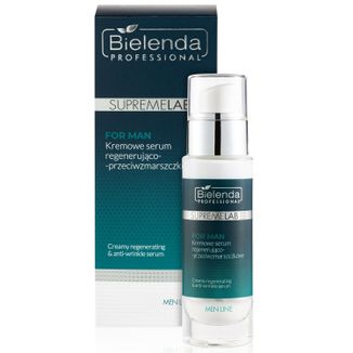 Bielenda Professional SupremeLAB Men Line, kremowe serum regenerująco-przeciwzmarszczkowe, 30 ml - zdjęcie produktu