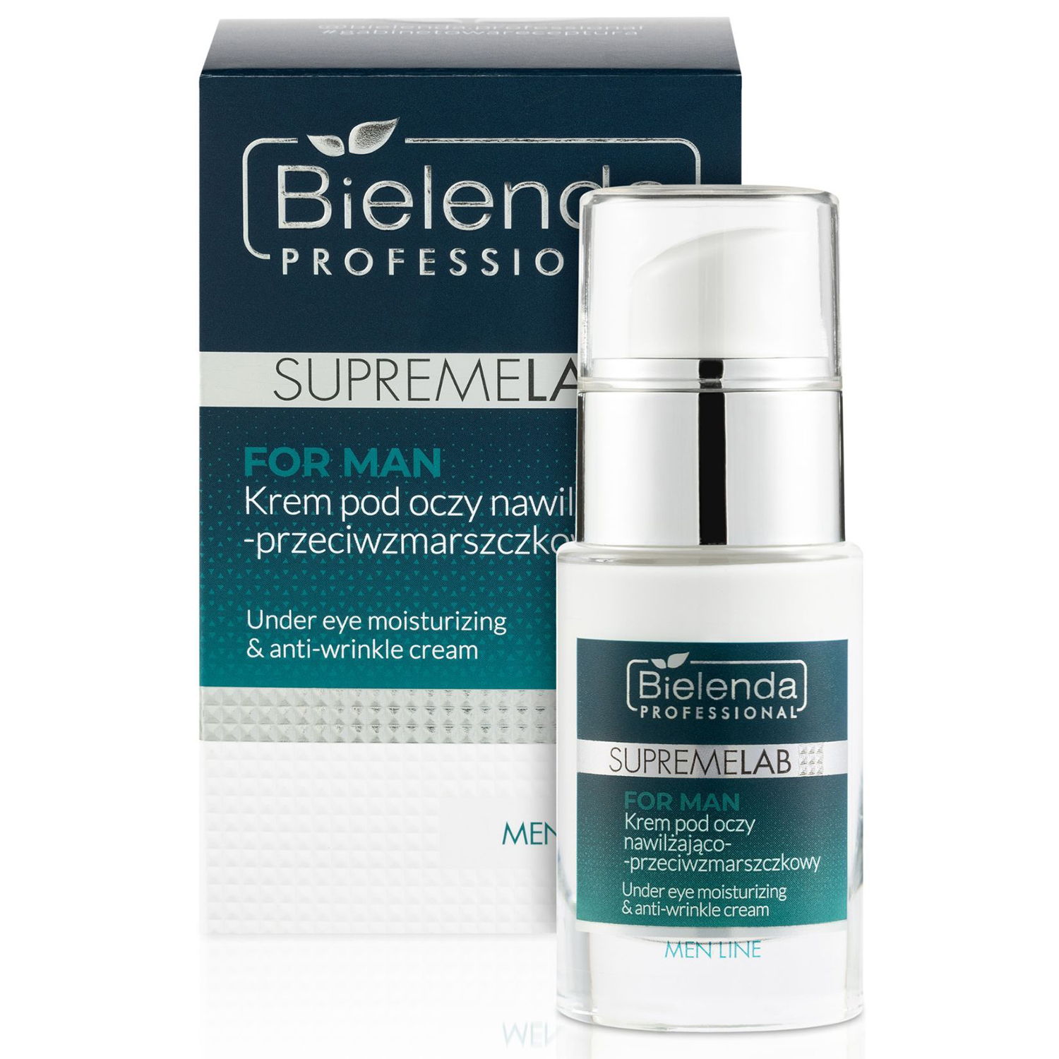 Nieznana Bielenda Professional SupremeLAB Men Line, Augencreme, 15 ml — Inhaltsstoffe und Bewertung