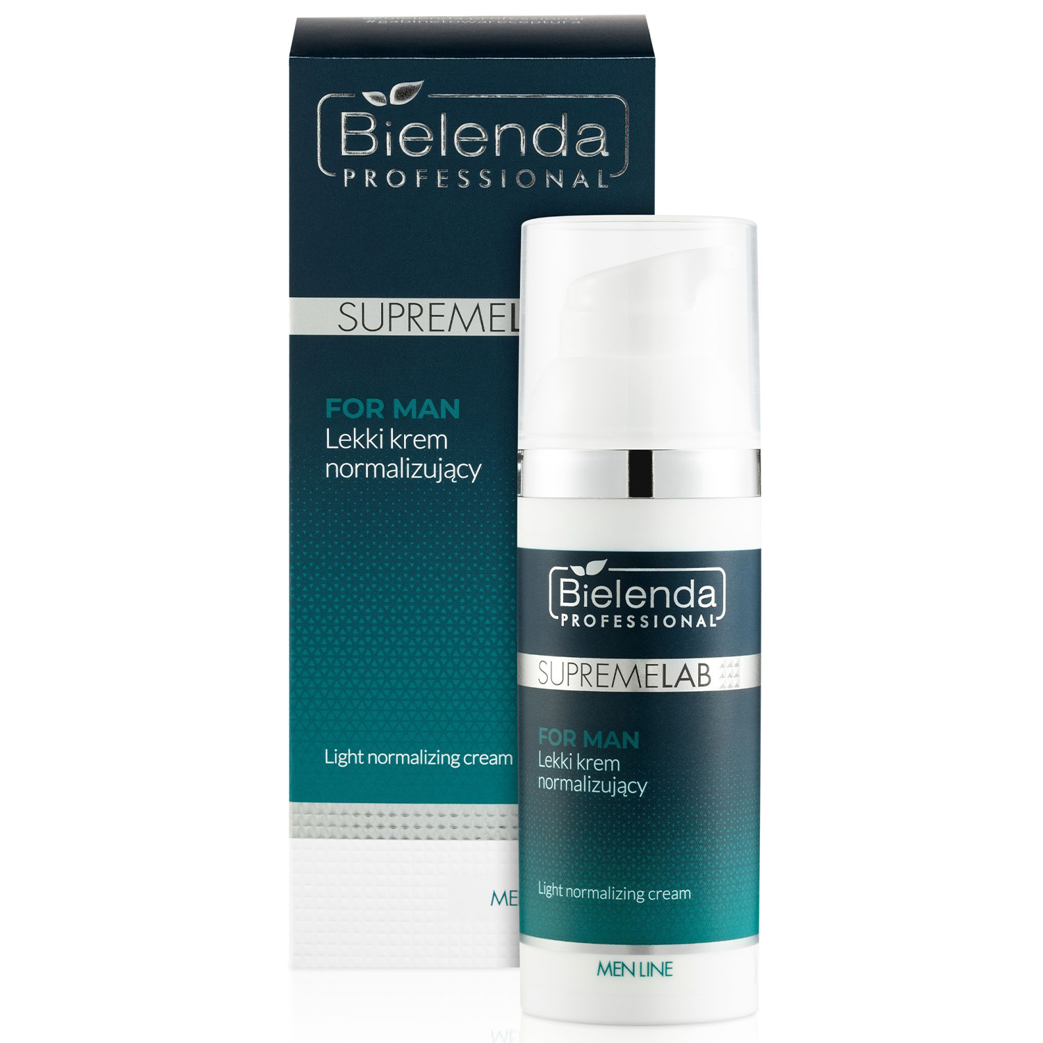 Nieznana Bielenda Professional SupremeLAB Men Line, leicht Creme normalisierend, 50 ml — Inhaltsstoffe und Bewertung