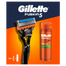 Zestaw Gillette Fusion 5, maszynka, 1 sztuka + ostrze, 1 sztuka + żel do golenia, 200 ml - 2 Zestaw Gillette Fusion 5, maszynka, 1 sztuka + ostrze, 1 sztuka + żel do golenia, 200 ml - miniaturka 2 zdjęcia produktu