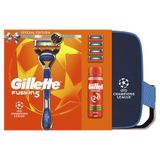 Zestaw Gillette Fusion 5, maszynka do golenia, 1 sztuka + ostrze, 4 sztuki + żel do golenia, 200 ml + kosmetyczka - miniaturka zdjęcia produktu