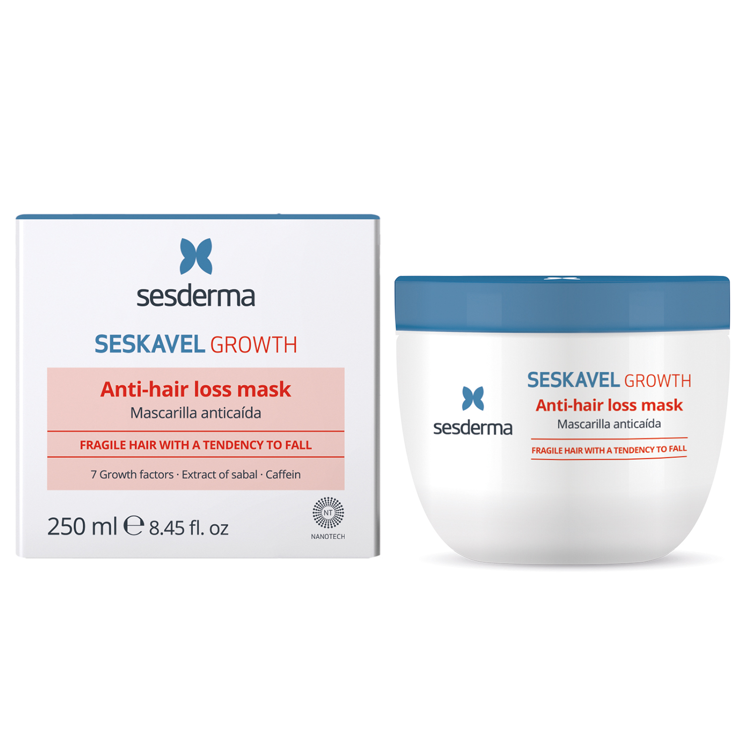 Nieznana Sesderma Seskavel Growth, maska przeciw wypadaniu włosów, 250 ml