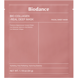 Biodance Bio Collagen Real Deep Mask, ujędrniająca maska do twarzy, 34 g - zdjęcie produktu