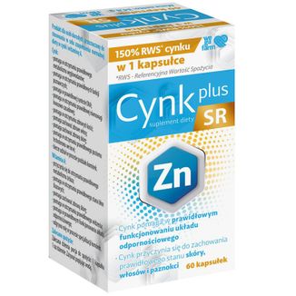 Wegafarm Cynk Plus SR, 60 kapsułek - zdjęcie produktu