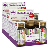Zestaw Olimp Chela-Mag B6 Forte Shot, ampułki, smak wiśniowy, 18 x 25 ml - miniaturka zdjęcia produktu
