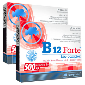 Zestaw Olimp B12 Forte Bio-Complex, 2 x 30 kapsułek - zdjęcie produktu