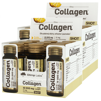 Zestaw Olimp Collagen Shot, smak ananasowy, 18 x 25 ml - zdjęcie produktu
