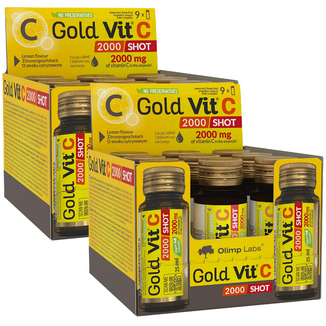 Zestaw Olimp Gold-Vit C 2000 Shot, smak cytrynowy, 18 x 25 ml - zdjęcie produktu