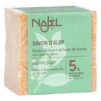 Najel, mydło z Aleppo, 5% oleju laurowego i oliwa z oliwek, 200 g - zdjęcie produktu