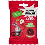 Bunny Ninja Fruit Lasso, przekąska owocowa, smak jabłko-truskawka, 20 g - miniaturka zdjęcia produktu
