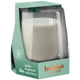 Bolsius Clean Light Cypress & Amber, zestaw startowy, świecznik + wkład zapachowy do świecy - miniaturka zdjęcia produktu