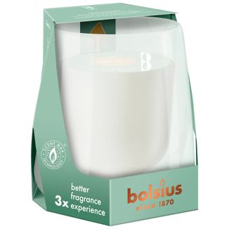 Bolsius Clean Light Light Vanille & Tonkaboon, zestaw startowy, świecznik + wkład zapachowy do świecy - zdjęcie produktu