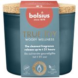 Bolsius True Joy Woody Wellness, świeca zapachowa z korkowym wieczkiem - miniaturka zdjęcia produktu