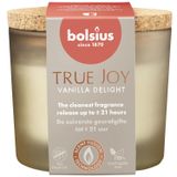 Bolsius True Joy Vanilla Delight, świeca zapachowa z korkowym wieczkiem - miniaturka zdjęcia produktu