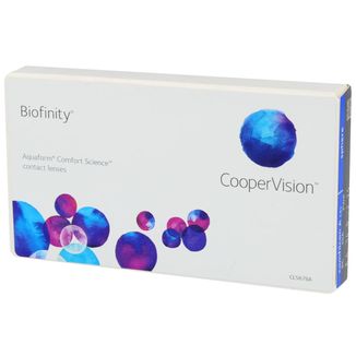 Biofinity Cooper Vision 8,6, soczewki kontaktowe, 30-dniowe, całodobowe, -3,75, 6 sztuk - zdjęcie produktu