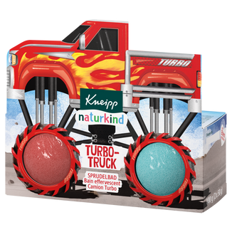 Kneipp Naturkind Turbo Truck, kule do kąpieli dla dzieci, porzeczka, 2 sztuki - zdjęcie produktu