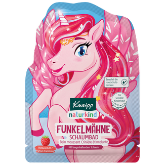 Kneipp Naturkind Błyszcząca Grzywa, płyn do kąpieli z bąbelkami, malina, 40 ml Kneipp Naturkind Błyszcząca Grzywa, płyn do kąpieli z bąbelkami, malina, 40 ml - zdjęcie produktu