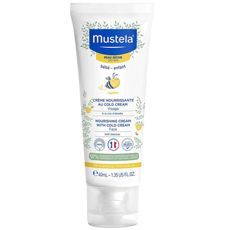 Mustela, krem odżywczy do twarzy, z Cold Cream i organicznym woskiem pszczelim, od urodzenia, skóra sucha, 40 ml USZKODZONE OPAKOWANIE Mustela, krem odżywczy do twarzy, z Cold Cream i organicznym woskiem pszczelim, od urodzenia, skóra sucha, 40 ml USZKODZONE OPAKOWANIE - zdjęcie produktu