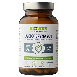 Biowen Laktoferyna 96%, 60 kapsułek - zdjęcie produktu