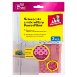 Jan Niezbędny, ściereczki z mikrofibry PowerFiber, 2 sztuki Jan Niezbędny, ściereczki z mikrofibry PowerFiber, 2 sztuki - miniaturka zdjęcia produktu