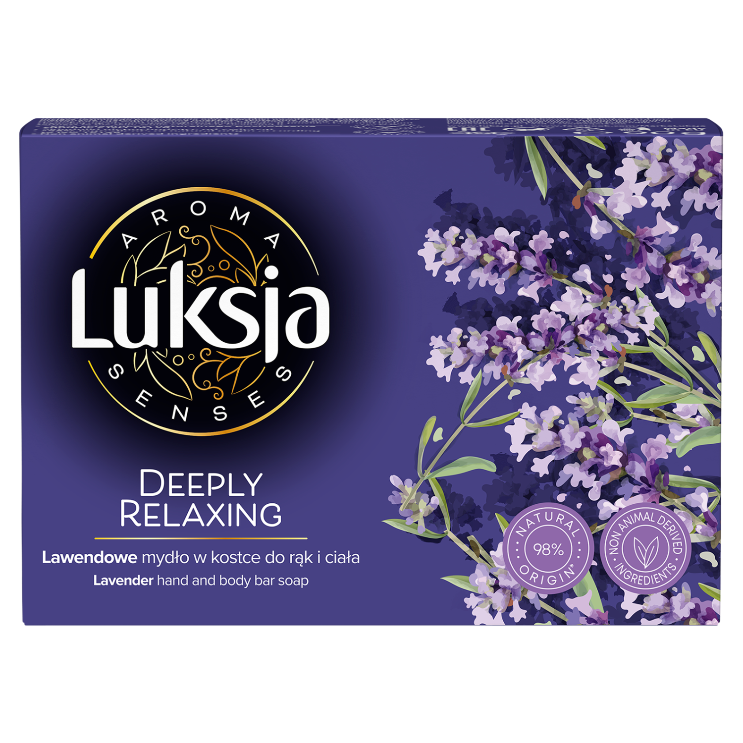 Luksja Luksja Aroma Senses, mydło w kostce, lawendowe, Deply Ralaxing, 90 g