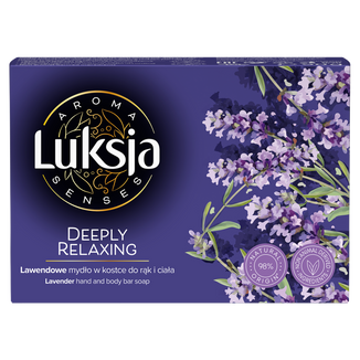 Luksja Aroma Senses, mydło w kostce, lawendowe, Deply Ralaxing, 90 g - zdjęcie produktu