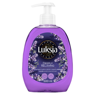 Luksja Aroma Senses, pielęgnujące mydło w płynie o zapachu lawendy, Deply Ralaxing, 500 ml - zdjęcie produktu