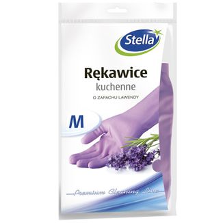 Stella, rękawice kuchenne o zapachu lawendy, fioletowe, rozmiar M, 2 sztuki - zdjęcie produktu