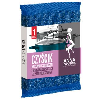 Anna Zaradna, czyścik do silnych zabrudzeń, 1 sztuka USZKODZONE OPAKOWANIE Anna Zaradna, czyścik do silnych zabrudzeń, 1 sztuka USZKODZONE OPAKOWANIE - zdjęcie produktu