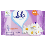 Lula, nawilżany papier toaletowy z ekstraktem z rumianku, 60 sztuk - miniaturka zdjęcia produktu