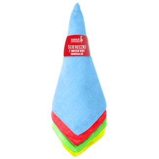 Anna Zaradna, ściereczki z mikrofibry uniwerslane, 30 x 30 cm, 4 sztuki - zdjęcie produktu