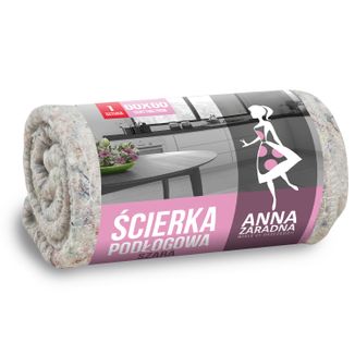 Anna Zaradna, ścierka podłogowa, szara, 60 x 60 cm Anna Zaradna, ścierka podłogowa, szara, 60 x 60 cm - zdjęcie produktu