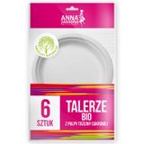 Anna Zaradna, talerze z trzciny cukrowej, 6 sztuk - miniaturka zdjęcia produktu