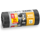 Anna Zaradna, worki na śmieci, wytrzymałe, 35 l, 50 sztuk Anna Zaradna, worki na śmieci, wytrzymałe, 35 l, 50 sztuk - miniaturka zdjęcia produktu