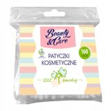 Beauty&Care, patyczki kosmetyczne, bio, 160 sztuk Beauty&Care, patyczki kosmetyczne, bio, 160 sztuk - miniaturka zdjęcia produktu