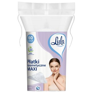 Lula, płatki kosmetyczne, maxi, 60 sztuk - zdjęcie produktu