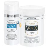 Zestaw Pilomax Med Wax, szampon wzmacniający przeciw wypadaniu włosów, sucha i wrażliwa skóra głowy, 150 ml + maska przyspieszająca wzrost włosów, 240 ml - miniaturka zdjęcia produktu