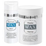 Zestaw Pilomax Med Wax, szampon wzmacniający przeciw wypadaniu włosów, sucha i wrażliwa skóra głowy, 150 ml + maska regenerująca do włosów ciemnych i skóry głowy, 240 ml - miniaturka zdjęcia produktu