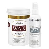 Zestaw WAX Pilomax, Colour Care, Arabica, maska regenerująca do włosów farbowanych ciemnych, 480 ml + odżywka w sprayu do włosów ciemnych, 200 ml - miniaturka zdjęcia produktu