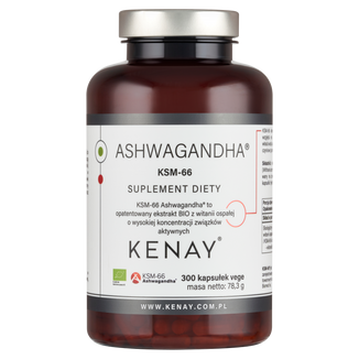 Kenay Ashwagandha KSM-66, 300 kapsułek - zdjęcie produktu