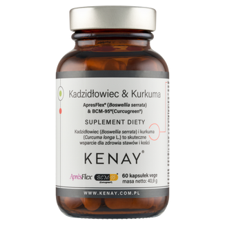 Kenay Kadzidłowiec & Kurkuma ApresFlex & BCM 95, 60 kapsułek - zdjęcie produktu