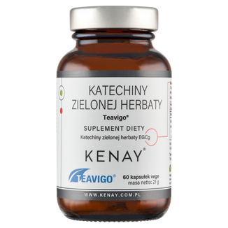 Kenay Katechiny zielonej herbaty Teavigo, 60 kapsułek - zdjęcie produktu
