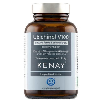Kenay Ubichinol V100, 120 kapsułek - zdjęcie produktu