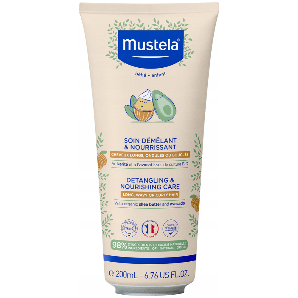 Mustela Mustela Bebe Enfant, Spülung erleichtert Entwirren Haar, 200 ml — Inhaltsstoffe und Bewertung