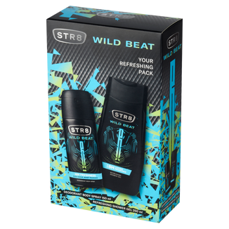 Zestaw STR8 Wild Beat, dezodorant w sprayu, 150 ml + żel pod prysznic, 250 ml - zdjęcie produktu