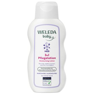 Weleda Baby Med, intensywnie nawilżająca emulsja do ciała, od 1 dnia życia, 200 ml - zdjęcie produktu