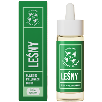 Cztery Szpaki, olejek do pielęgnacji brody, leśny, 30 ml USZKODZONE OPAKOWANIE Cztery Szpaki, olejek do pielęgnacji brody, leśny, 30 ml USZKODZONE OPAKOWANIE - zdjęcie produktu