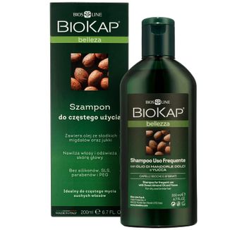 Biokap Bellezza, szampon do częstego użycia, 200 ml - zdjęcie produktu